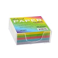BAZIC Color Paper Cube w/Durable Tray, 3
