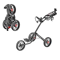 CaddyTek Caddylite 15.3 V2 - Deluxe Quad-Fold Golf Push Cart