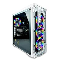 ABYS LUX Pre-Build Gaming PC (Intel Quad-Cord CPU Up to 3.6GHz, 16GB RAM, 2GB Video Card, 256GB SSD, 1TB HDD, WiFi, Win 10 Pro, English/Spanish/French) Gamer, Graphic Designer, Video Editing Computer