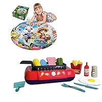 Magic Fry Cooking Simulator Gourmet Cooking Box Toy | Easter Puzzles for Kids Ages 4-8, Popular Gift for Kids