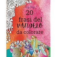 20 Frasi del Vangelo da colorare (Italian Edition)