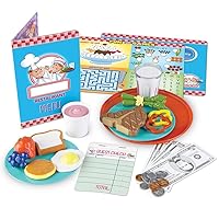 Serve It Up! Play Restaurant - 35 Pieces, Ages 3+ Play Restaurant Set, Pretend Restaurant for Kids, Toddler Learning Toys
