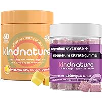 Kind Nature Migraine Relief Power Duo: B2 & Magnesium Gummies Bundle
