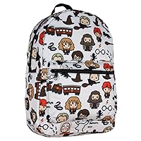 Bioworld Harry Potter Laptop Backpack Chibi Characters Art Sublimated Bag