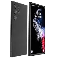 Yunseity S23 Ultra Pro Unlocked Cell Phone, 8GB 128GB 6.5 Inch Ultra Large Full Screen Smartphone, 5000mAh Battery 13MP 24MP Camera, Dual SIM Dual Standby (Black)