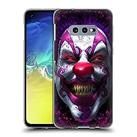Head Case Designs Officially Licensed Tom Wood Keep Smiling Clown Horror Soft Gel Case Compatible with Samsung Galaxy S10e