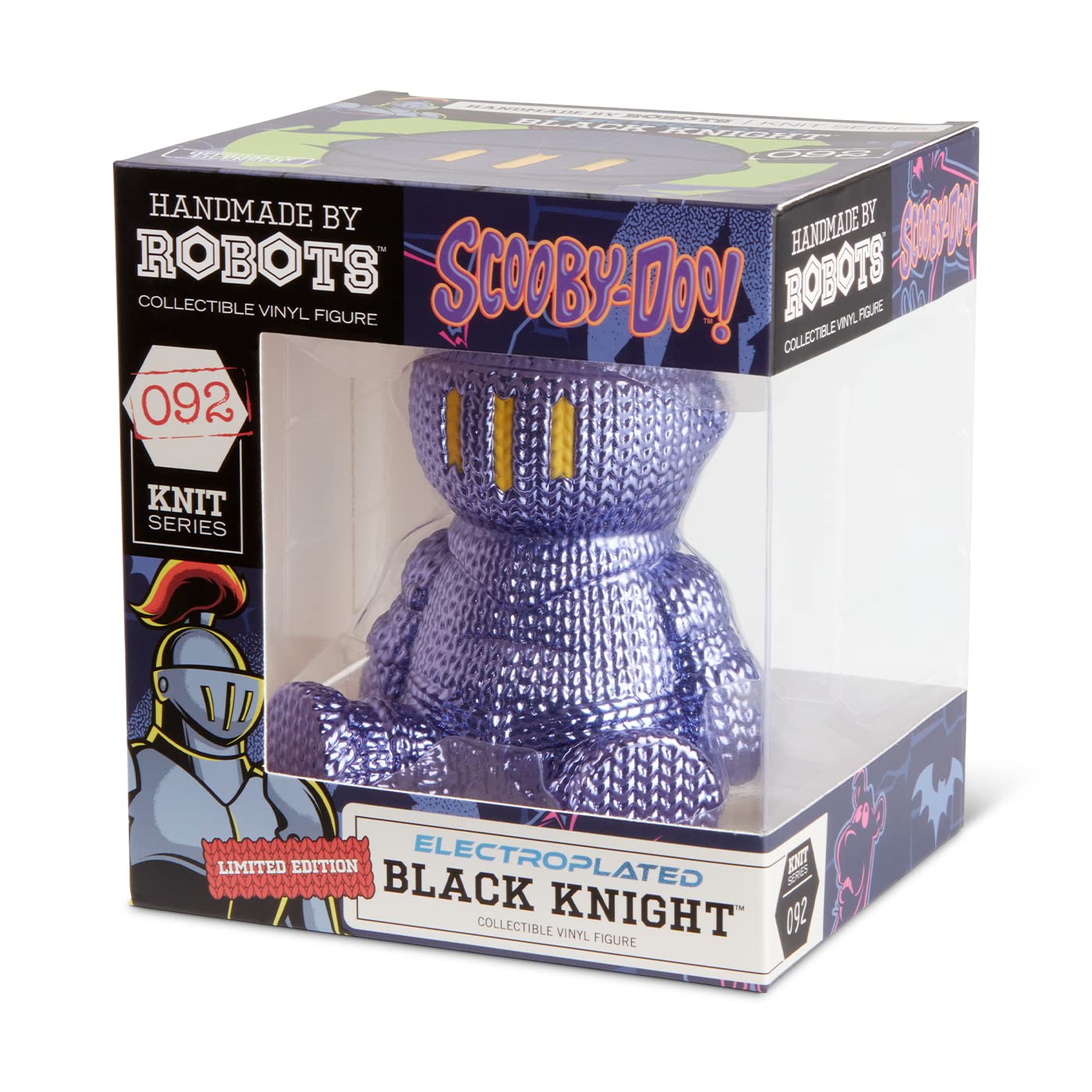 Handmade by Robots Bensussen Deutch - Scooby-Doo - Black Knight Electroplated HMBR Vinyl Figure (Net)