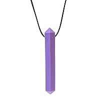 ARK's Krypto-Bite XXT Chewable Gem Necklace Chew Jewelry (Extra Extra Tough, Lavender)