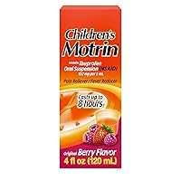 Children's Oral Suspension, Pain Relief, Ibuprofen, Berry Flavored, 4 Fl Oz