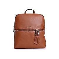 MICHAEL Michael Kors Womens Rhea Zip Medium Slim Backpack Luggage One Size