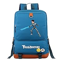Unisex Teen Trollhunters Rucksack-Lightweight Casual Daypack Durable Graphic Laptop Knapsack for Outdoor,Travel
