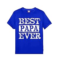 fresh tees Best Papa Ever T Shirt | Father's Day Shirt | Funny Gifts for Husband Dad Grandpa