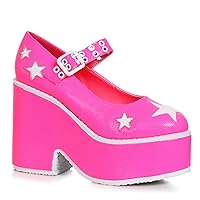 Ellie Shoes Women's 456-MINA-PNK-6 Platform, 6 Pink