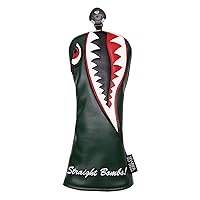 New Flying Tiger Warshark Golf Headcover for Golf Club Available for Driver/Fairway/Hybird