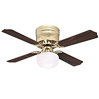 Westinghouse 7231000 Casanova Supreme Indoor Ceiling Fan with Light, 42 Inch, Polished Brass