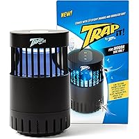Trap It! Indoor Insect Trap & Indoor Gnat, Fruit Fly, and Mosquito Killer - Indoor Bug Catcher with UV Light, Fan, Bait, and Sticky Glue Boards