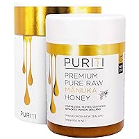 PURITI Manuka Honey MGO 300+ / UMF 10+ | 100% Pure Genuine Raw Manuka Honey | 8.8 Oz / 250g | Harvested, Tested, Certified and Packed in New Zealand