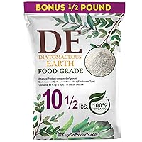 Diatomaceous Earth Food Grade – 100% Natural Organic – Safe For Humans and Pets – Fresh Water Powder – Sealed Bag