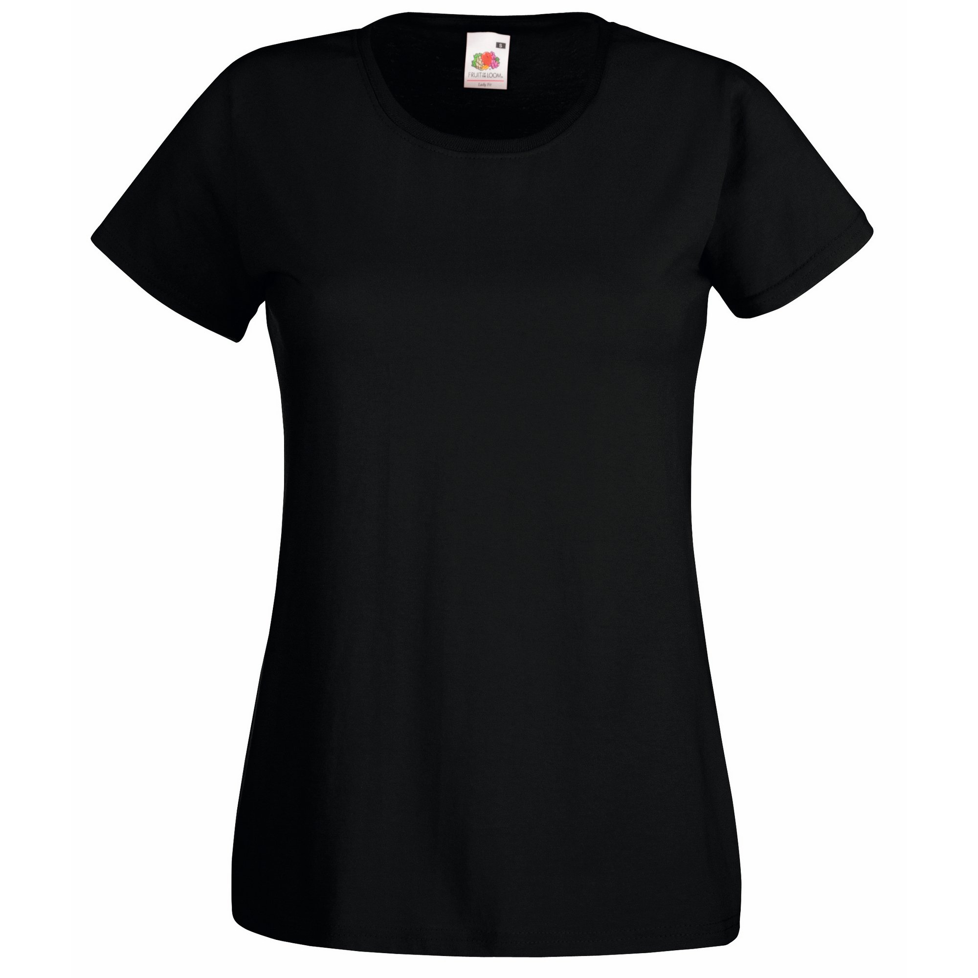 Fruit Of The Loom.. Ladies/Womens Lady-Fit Valueweight Short Sleeve T-Shirt