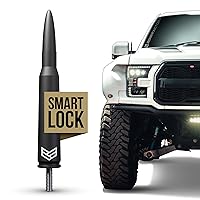 Ronin Factory Antenna for Ford F150 F250 F350 Ford Raptor Ford Bronco Accessories Truck Ford F-150 Accessories & Dodge RAM 1500 Anti Theft Short Replacement Antenna (SmartLock)