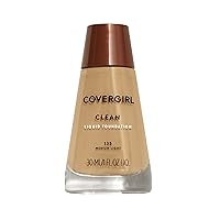 COVERGIRL Clean Makeup Foundation Medium Light 135, 1 oz (packaging may vary)