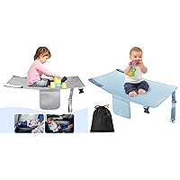 Toddler Airplane Travel Bed, Airplane Footrest Seat Extender for Kids, Kids Airplane Travel Essentials, Toddler Airplane Travel Must Have