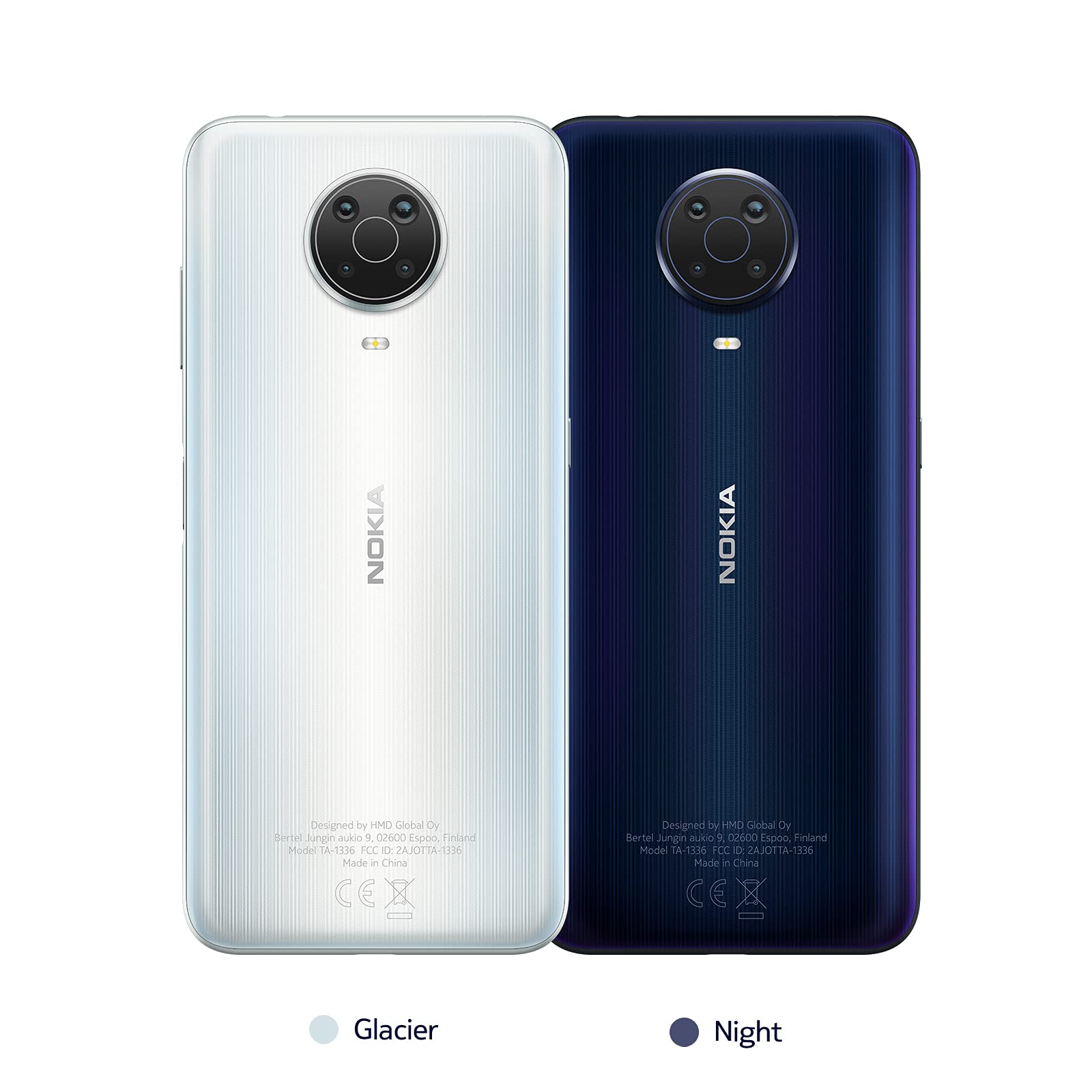 Nokia G20 TA-1365 Dual 128GB 4GB RAM Factory Unlocked (GSM Only | No CDMA - not Compatible with Verizon/Sprint) International Version – Glacier Silver
