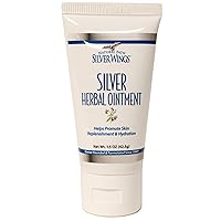 Natural Path Silver Wings Silver 250ppm Herbal Ointment 1.5 oz. Skin Healing & Nourishing