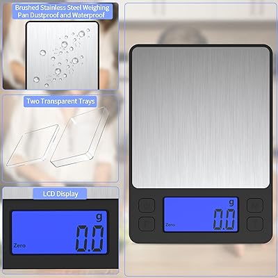 IDAODAN Smart Food Scale with Perfect Portions Nutritional Facts Display,  Food Scales Digital Weight Grams and OZ,Digital Nutrition Kitchen Scale 