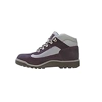 Timberland Children's Field Boot Leather/Fabric, Purple/Grey Leather/Fabric