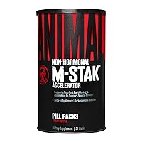 Animal M-Stak Hard Gainer Muscle Building Stack Greens Chlorophyll Antioxidant Immune Support Digestion Blend 30 Count