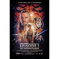 STAR WARS EPISODE I THE PHANTOM MENACE MOVIE POSTER 2 Sided ORIGINAL 27x40 WITH AUTHENTICITY WATERMARK