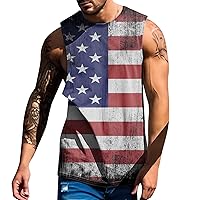 Black and White American Flag Shirt Mens 2X Tank Tops Mens Muscle Shirt XXL Workout tees Gym Shirts Guys