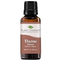 Plant Therapy Thyme Thymol Essential Oil 100% Pure, Undiluted, Natural Aromatherapy, Therapeutic Grade 30 Milliliter (1 Ounce)