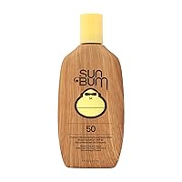 Original SPF 50 Sunscreen Lotion | Vegan and Hawaii 104 Reef Act Compliant (Octinoxate & Oxybenzone Free) Broad Spectrum Moisturizing UVA/UVB Sunscreen with Vitamin E | 8 oz