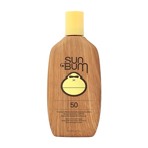 Original SPF 50 Sunscreen Lotion | Vegan and Hawaii 104 Reef Act Compliant (Octinoxate & Oxybenzone Free) Broad Spectrum Moisturizing UVA/UVB Sunscreen with Vitamin E | 8 oz