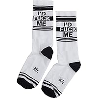 Gumball Poodle Funny Novelty Gift Socks for Men, Women and Teens, Cool Crew Socks (Made in the USA)