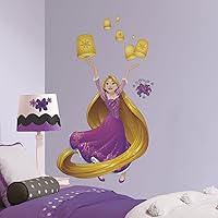 Disney Princess Sparkling Rapunzel Giant Peel and Stick Wall Decals by RoomMates, RMK3208GM