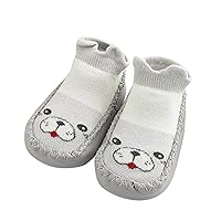Kid Ear Autumn and Winter Cute Children's Toddler Shoes Flat Bottom Non Slip Floor Sports Slip on Shoes for Toddlers