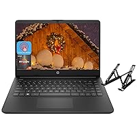 HP Business Laptop 2023 Newest, 14 Inch HD Touch Display, AMD Ryzen 7-5700U(up to 4.3GHz), 64GB RAM, 2TB SSD, AMD Radeon Graphics, HD Webcam, Bluetooth, Wi-Fi, Windows 11 Home, with Laptop Stand