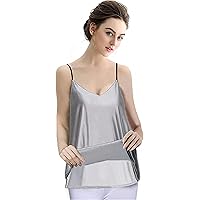 Anti-Radiation Clothes, Maternity Top Skirts Double Layer Pregnant Protection 5G EMF Shield Silver Fiber Dresses for Women