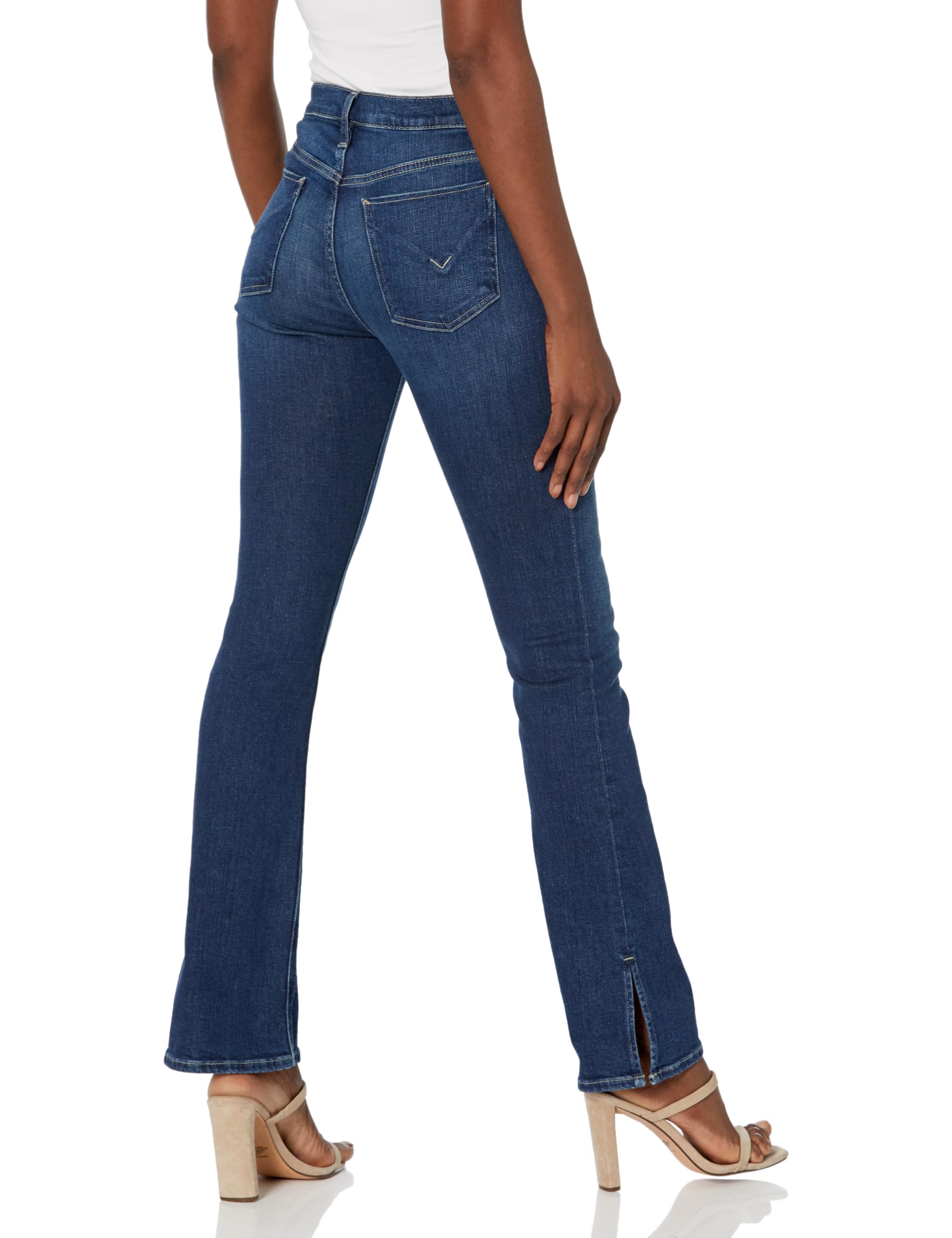 Hudson Jeans Women's Barbara HIGH-Rise Baby Boot W/Slit, Nation, 28
