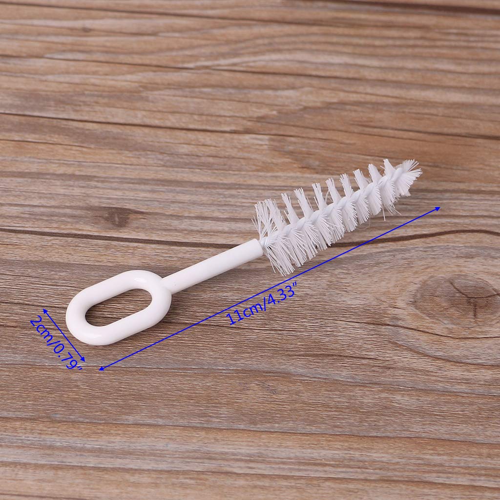 Set of 5 Rotary Nipple Brush Milk Bottle Pacifier Straw Cleaning Brushes Cleaner Practical Brush Cleaner Kit Dies for Card Making On Clearance
