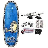 Heroin Skateboard Complete Pauls Egg Assorted 10.4