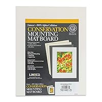 Lineco Conservation Matboard - White, 4 ply, Pkg of 25, 8
