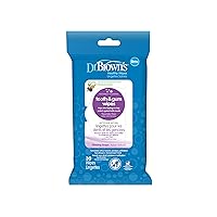 Dr. Brown's Tooth and Gum Wipes, 30 Count