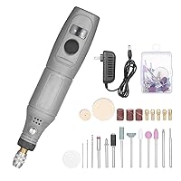 Power Rotary Tool 12V Mini Rotary Tool Portable Electric Grinder 5000-15000rpm Variable Speed Rotary Cutter with 24Pcs Attachments for Crafting Projects and DIY Creations.