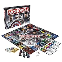 Monopoly: Marvel Studios' The Falcon and The Winter Soldier Edition Board Game for Marvel Fans, Game for 2-6 Players for Ages 14 and Up