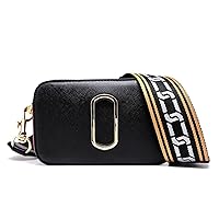 Didida Crossbody Bags, Women Snapshot Mini Purse Leather Crossbody Bag Wide  Strap Shoulder Handbag Camera Clutch