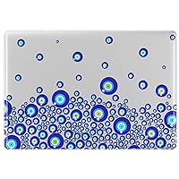 Hard Case Compatible with MacBook Air 13 15 inch M2 M1 Mac Book Pro 16 15 14 13 12 2023 2022 2020 2018 Fancy Aesthetic Laptop Bohemian Glossy Protective Boho Retina Plastic Blue Evil Eye Clear